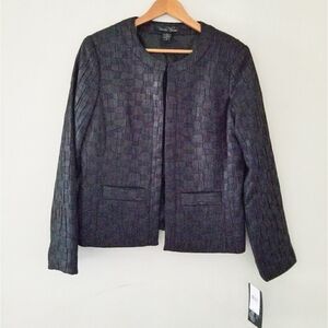Brandon Thomas blazer hook and eye top closure